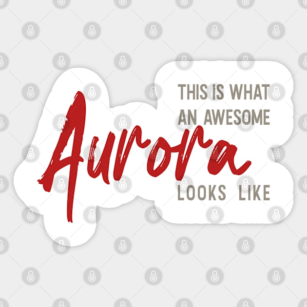 Aurora Sticker by C_ceconello